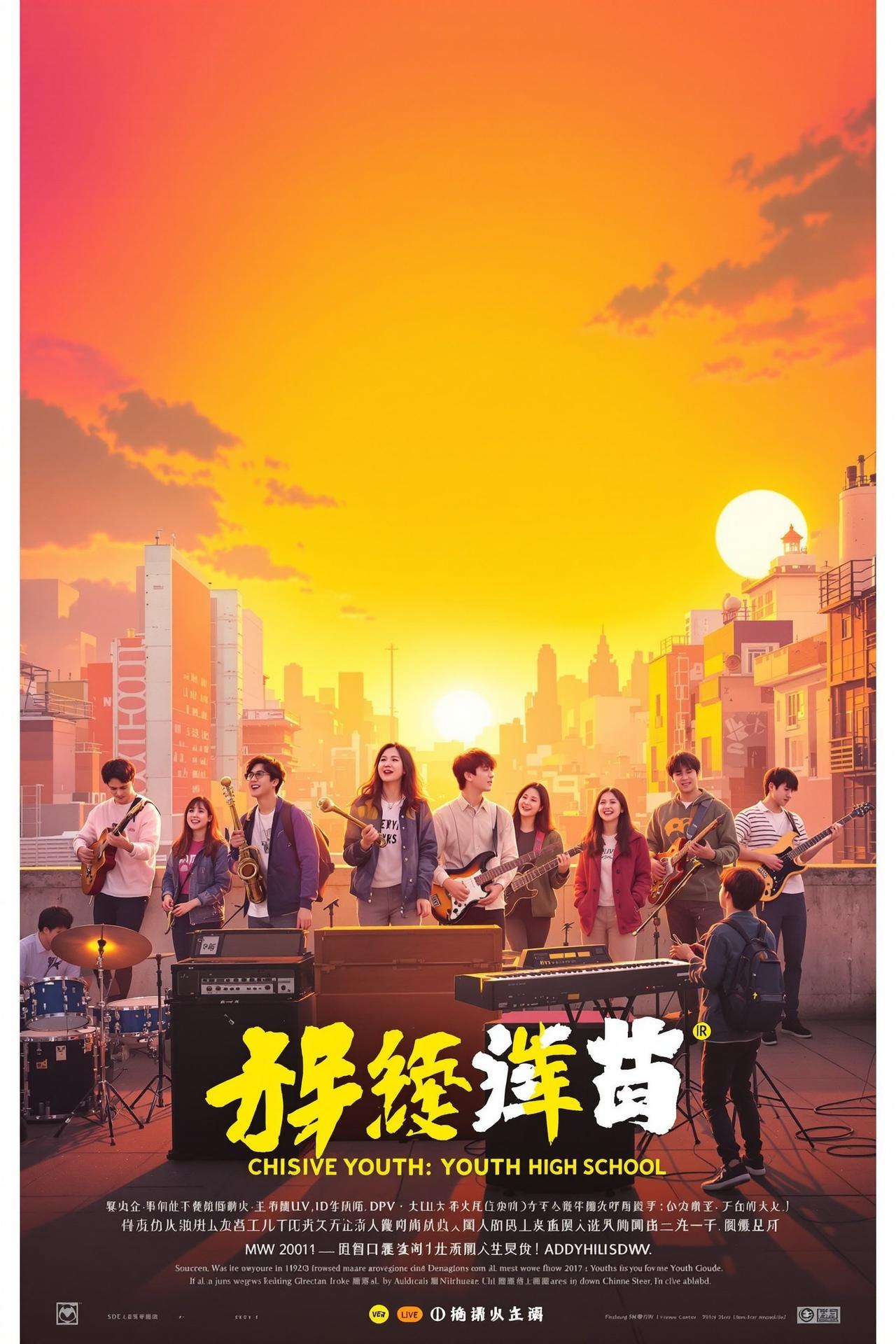 子夜影视作品《青春如歌》电影海报